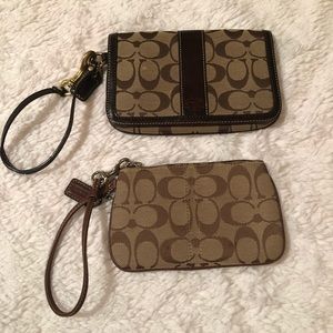 Coach wristlets